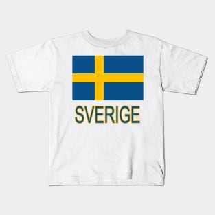The Pride of Sweden - Swedish Flag and Language Kids T-Shirt